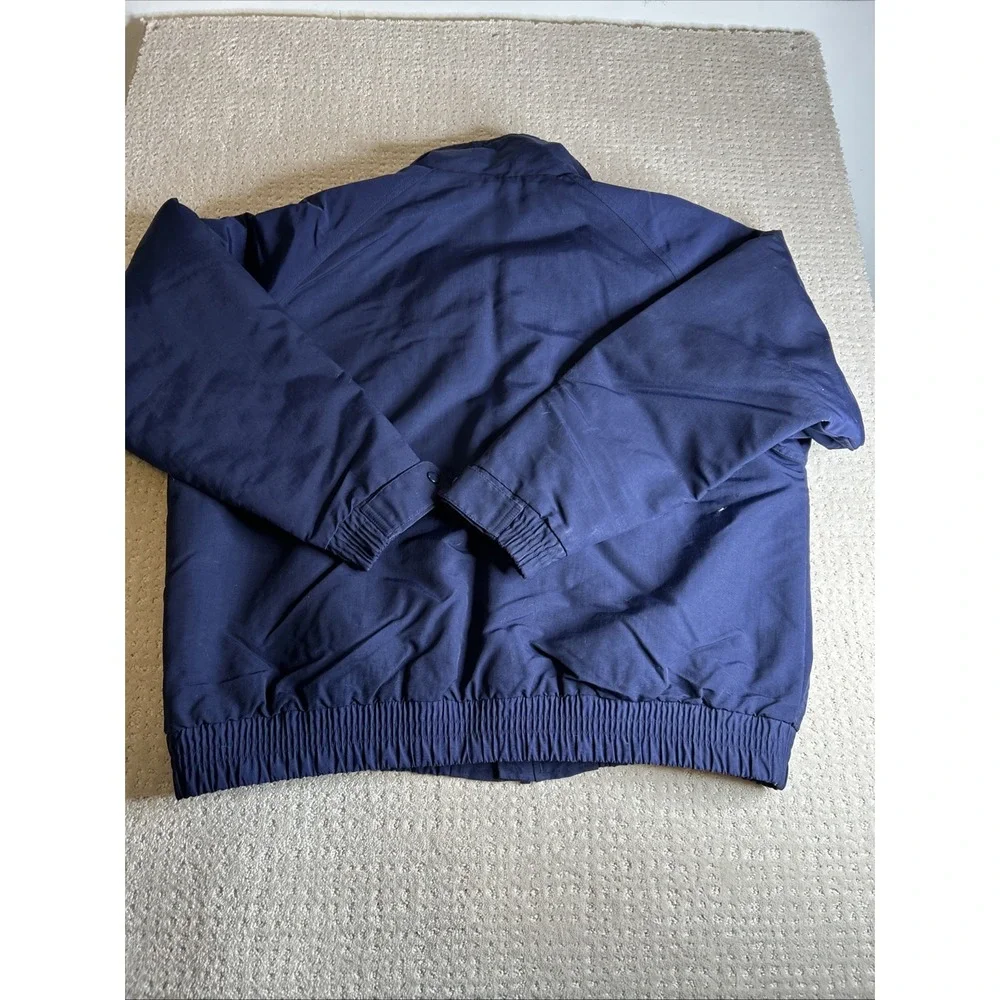 Vintage‎ Carhartt Jacket Mens   Blue J72 COB Puffer Fleece Fall Winter Nylon